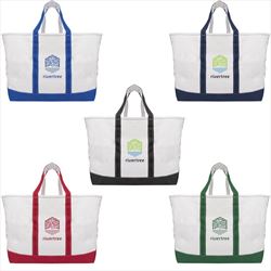 JH30052 The Madelyn Cotton Canvas Tote Bag With Custom Imprint